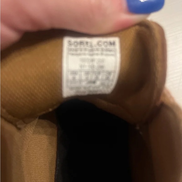 Sorel Kids Tan and Blue Boots - Picture 5 of 6